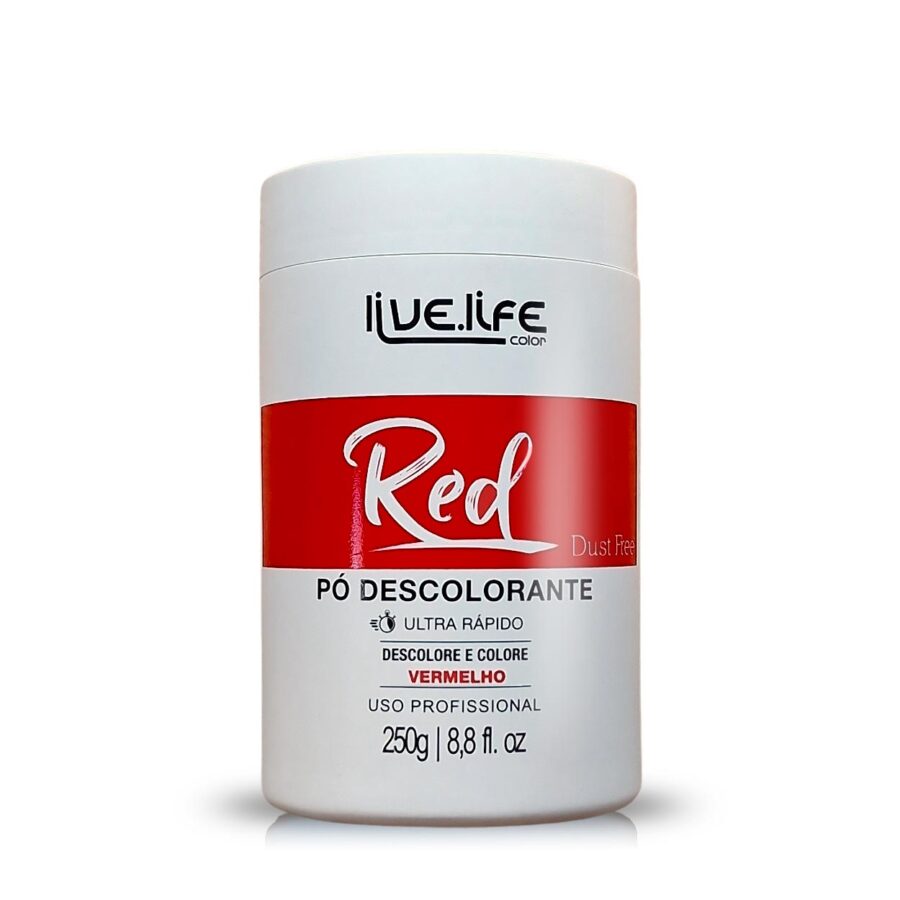 Leia mais sobre o artigo Pó descolorante RED Live Life – Descolore colorindo os fios